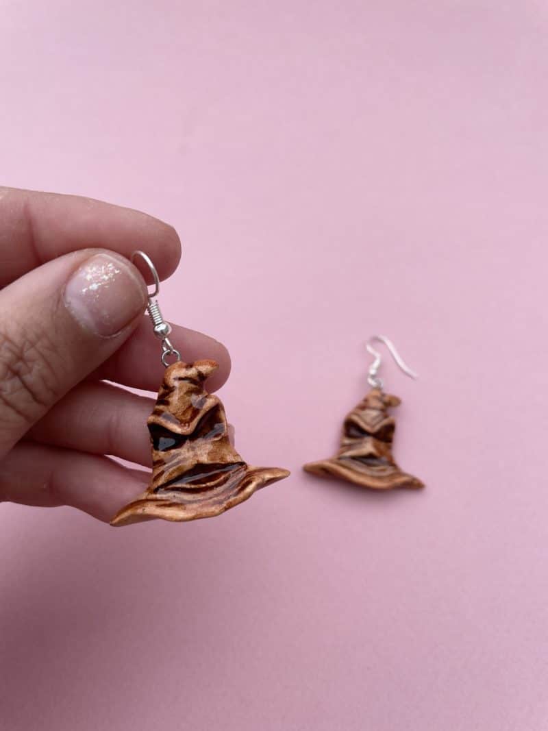 Pendientes pequeños Sombrero seleccionador