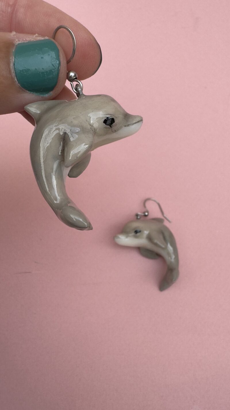 Pendientes Delfín