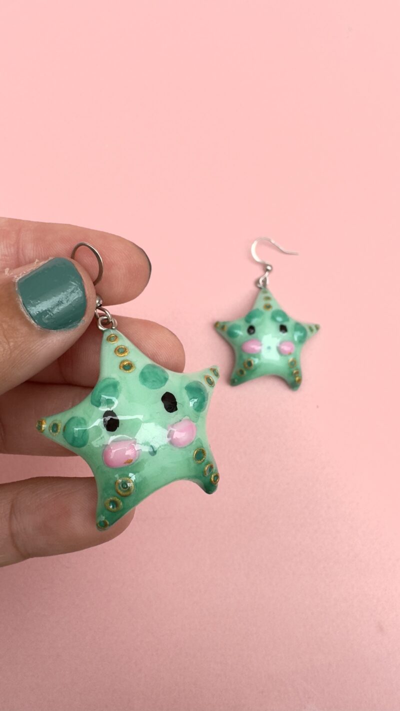 Pendientes estrellas de mar
