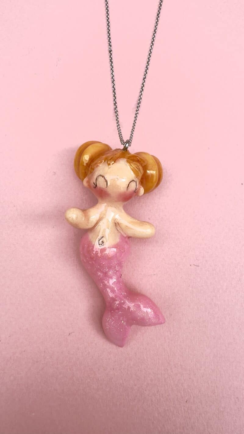 Colgante sirena moños