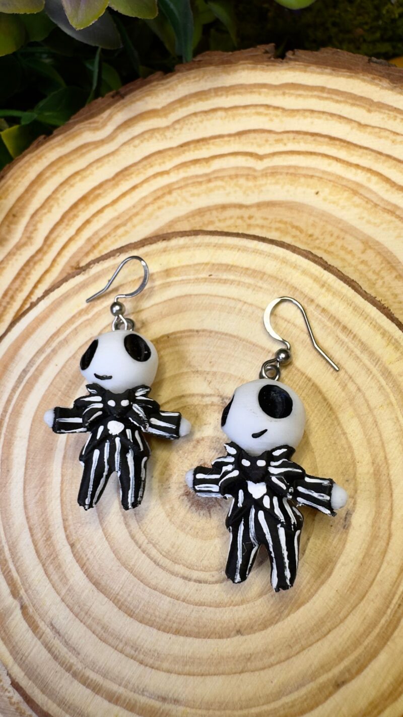 Pendientes Jack pesadilla antes de Navidad acabado mate