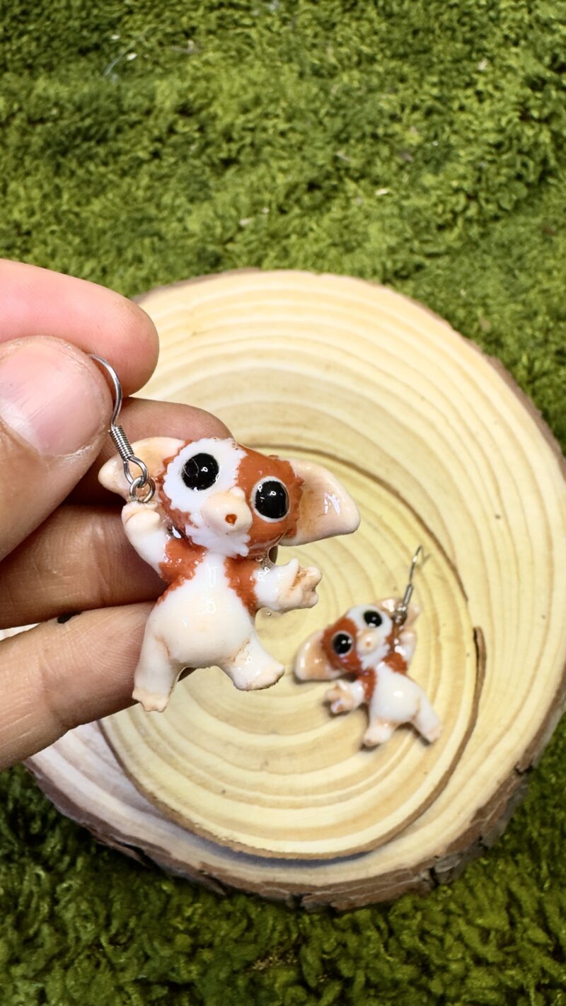Pendientes Gizmo acabado brillante